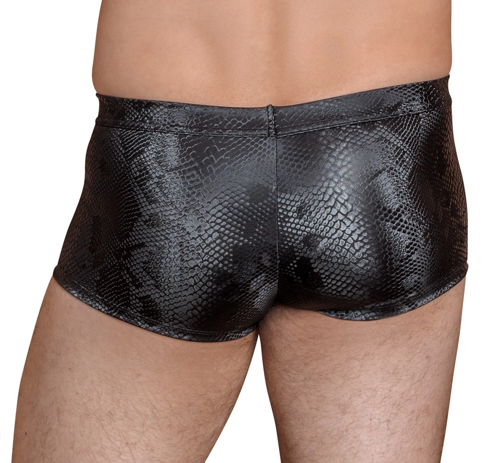 Trendige Pants von NEK in mattglänzend schillernder Schlangenhaut-Optik. Weich und elastisch für hohen Tragekomfort.