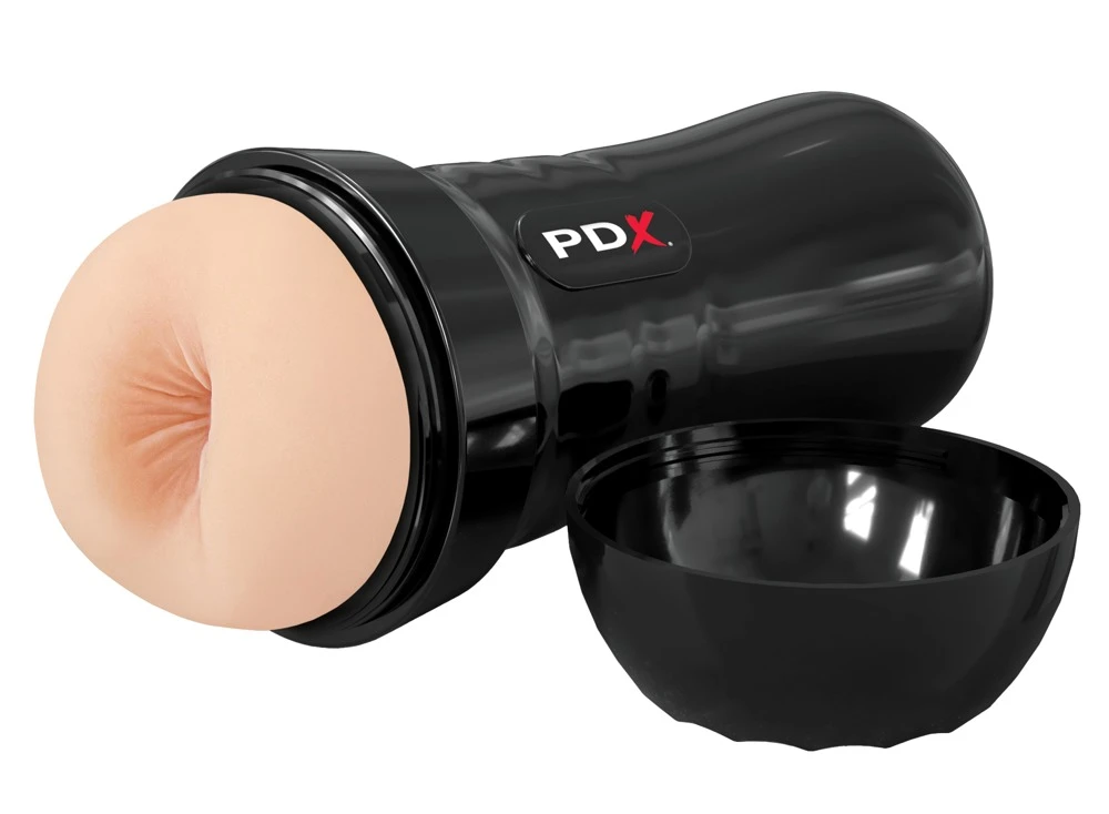 WetBussies-Super Banging Butth, Realistischer Anus-Masturbator mit Saugkontrolle, hautnahes Solo-Vergnügen ganz ohne Gleitmittel, einfach mit Wasser starten!