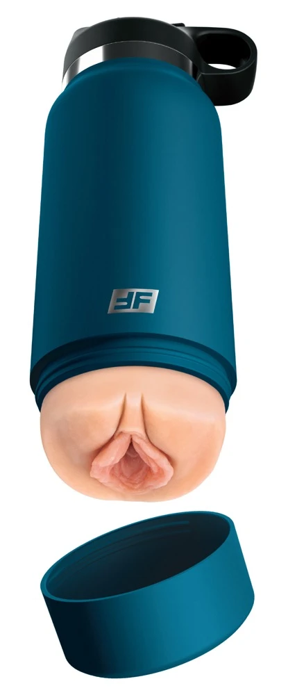 PDX Plus Fuck Flask Masturbator in Vagina-Optik Trinkflaschen-Gehäuse