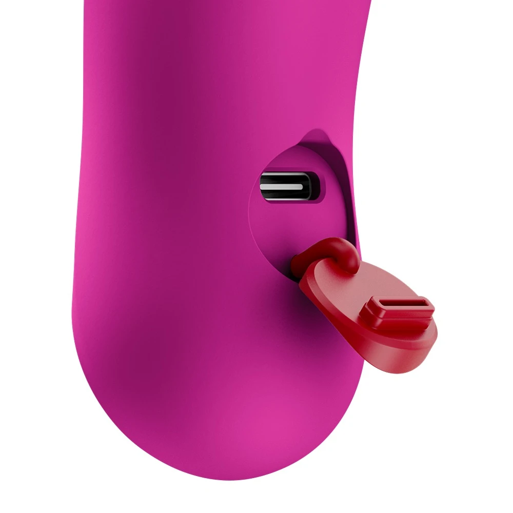 Bijou Magenta, Sexy Minivibrator BIJOU ergonomisch 12 Modi kompakt kraftvoll Wellenstruktur One-Button vielseitig einsetzbar