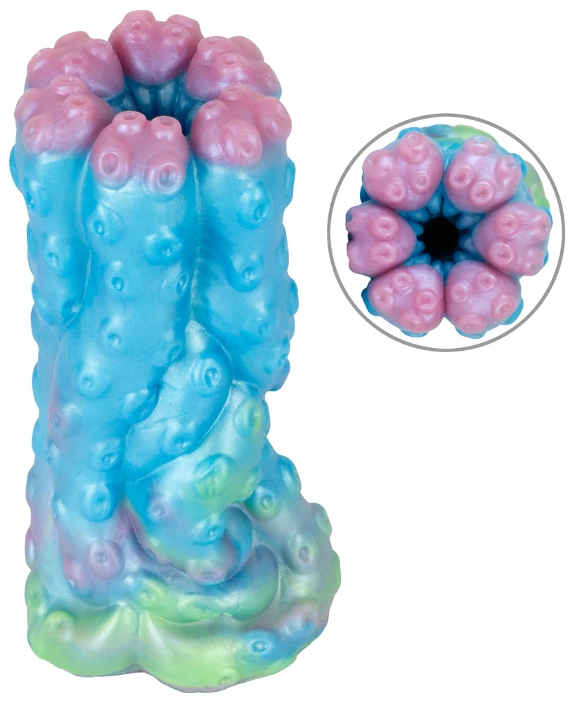 Beasty Cocks Tentacle Stroker, Beasty Cocks Cecaelia Stroker im Tentakel-Design mit Noppen, Rillen und intensivem Saug-Effekt
