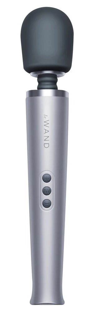 Le Wand Massagestab inkl. Strukturaufsatz 20 Vibrationsmodi in 10 Intensitäten